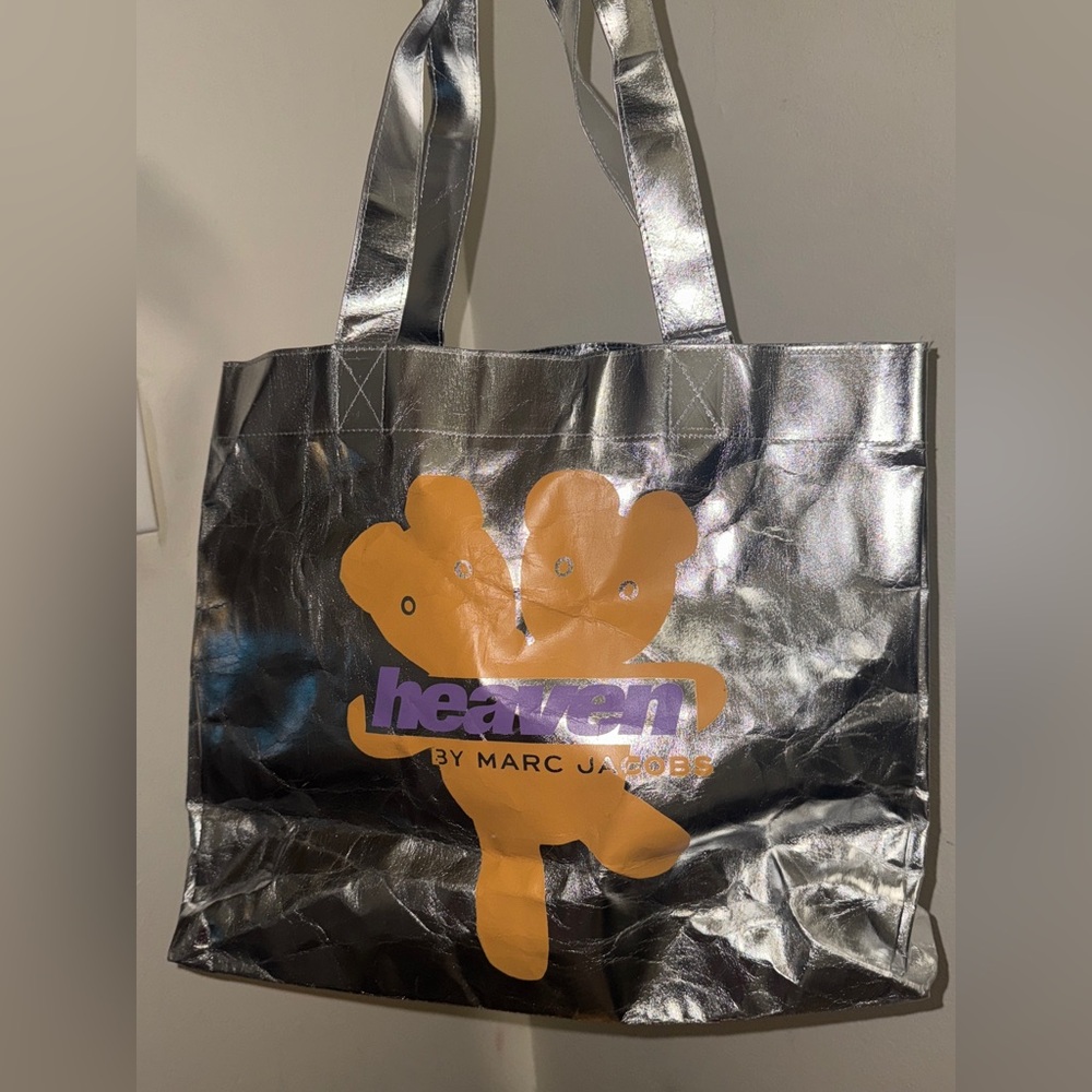 HEAVEN by marc jacobs tote bag silver